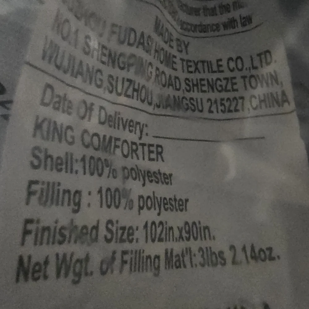 Monbix King Size Comforter Set - 7 Pieces Bed in a Bag, All Season- Dusty Blue